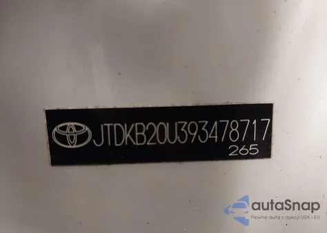 2009 Toyota Prius from USA, damaged, VIN JTDKB20U393478717